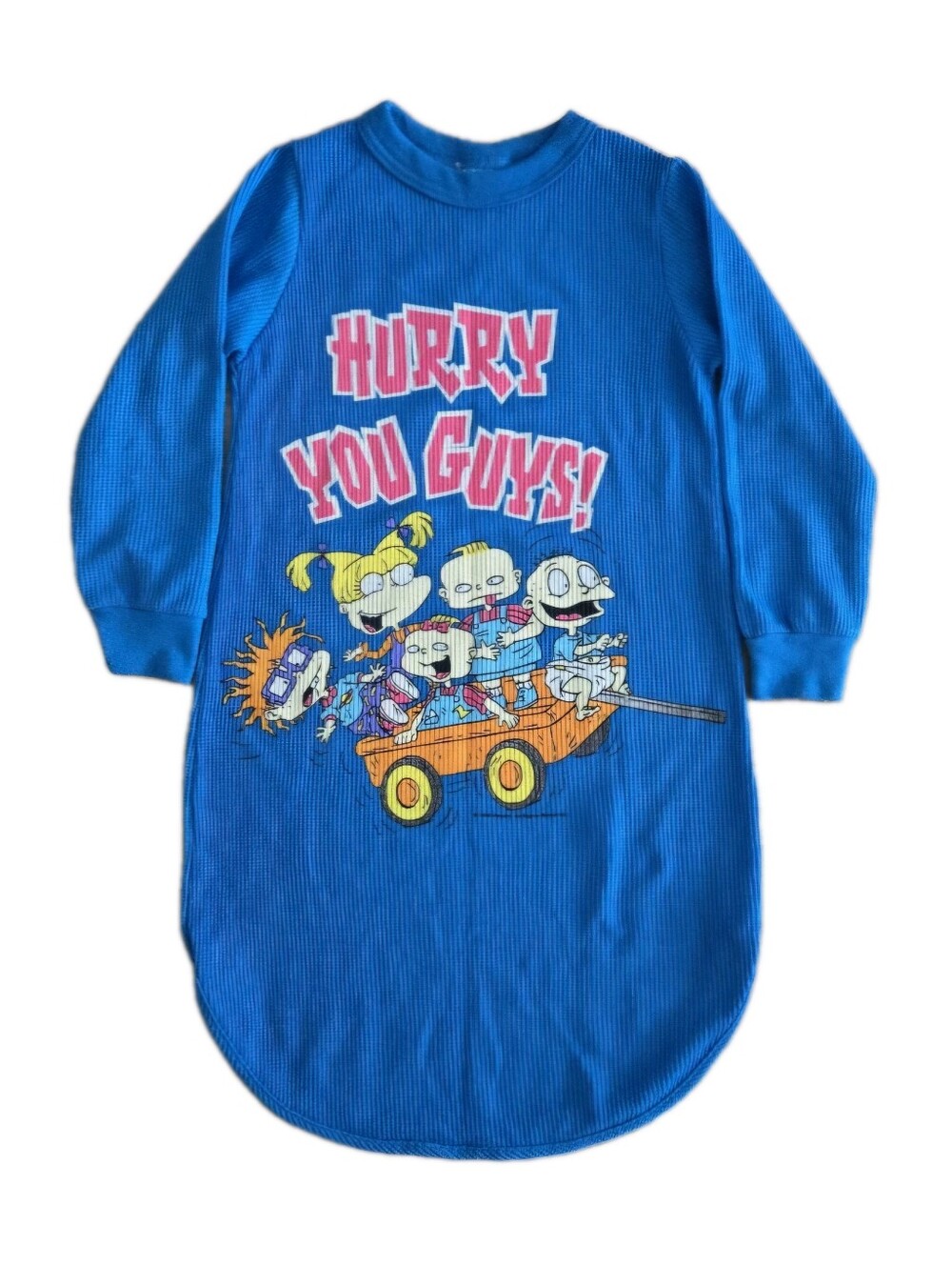 Vintage 1998 Viacom RUGRATS Blue Childs Night Gown/ Sleep Wear